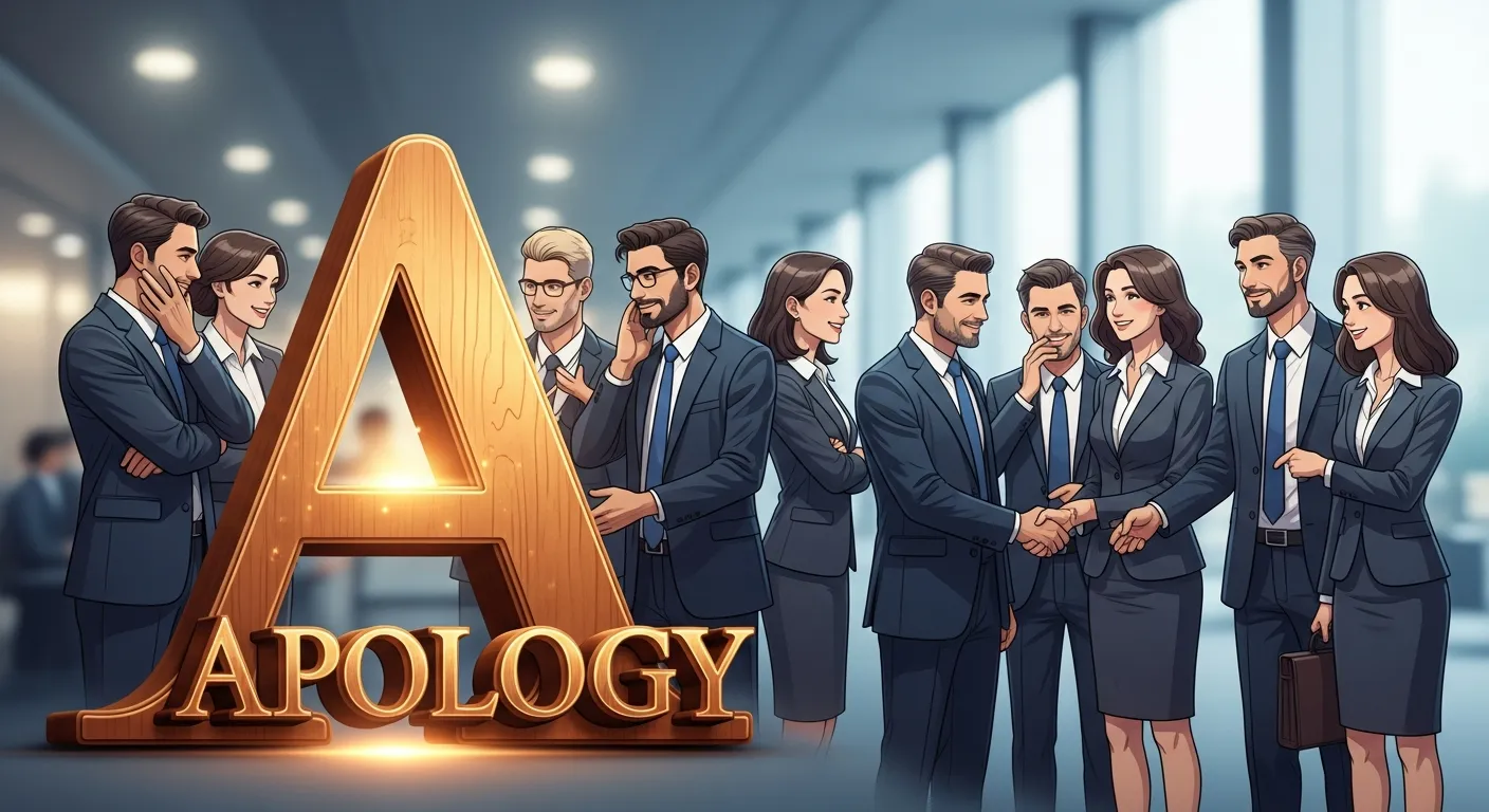 A successful brand apology campaign showcasing creative communication and positive customer engagement after a crisis recovery.