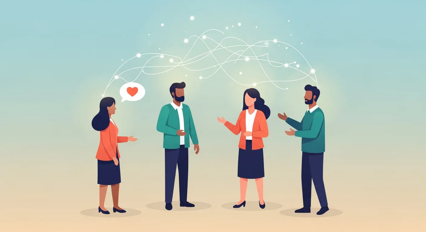 A leader actively listening to team members and showing empathy during a high-pressure crisis discussion.