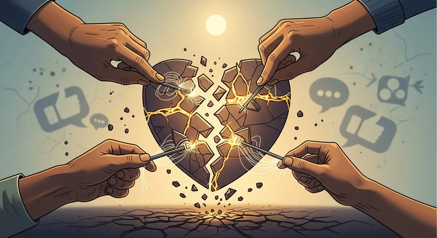 Business team rebuilding brand trust after a crisis using analytics, strategy planning, and reputation recovery efforts.