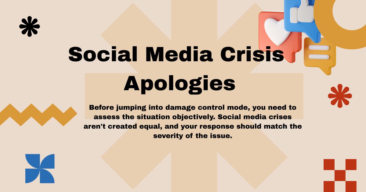 Social Media Crisis Apologies