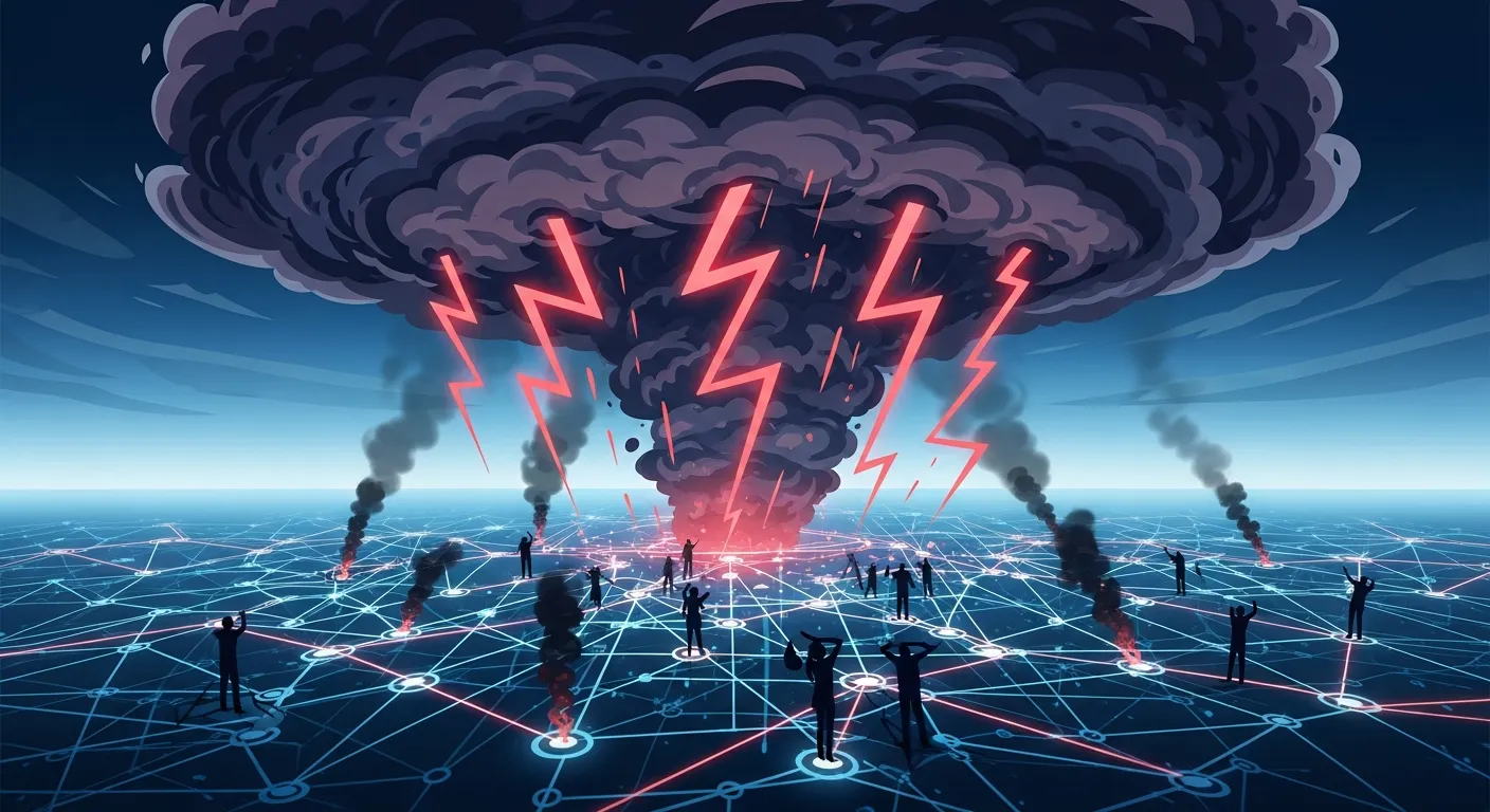 Viral negative content spreading across social media with user-generated posts criticizing a brand and causing widespread backlash