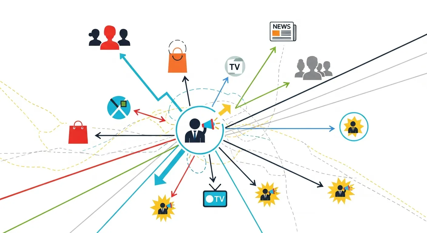 Influencer collaborating with brand creating authentic social media content