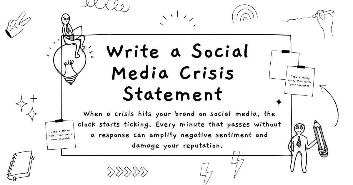 Write a Social Media Crisis Statement