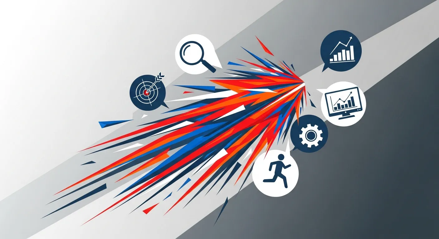 Crisis management team analyzing data and coordinating real-time response strategy